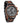 Rise Walnut Grey Marble Men's Stainless Steel Wooden Watch